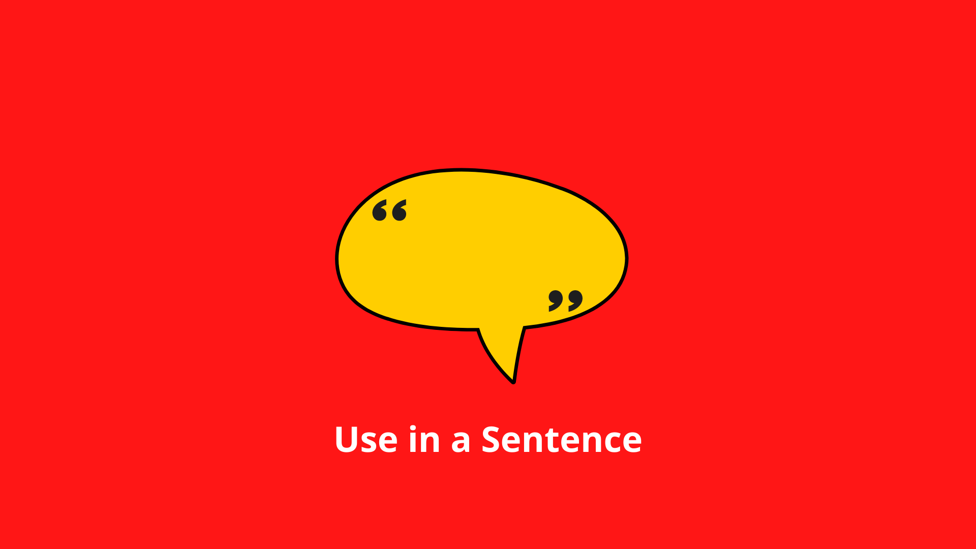 Use in a sentence